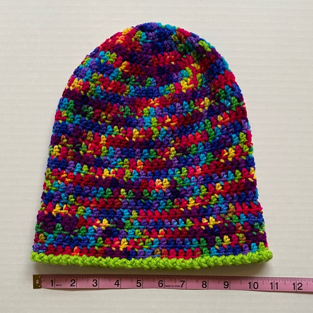 Colorful Crochet Beanie - Picture 5 of 7